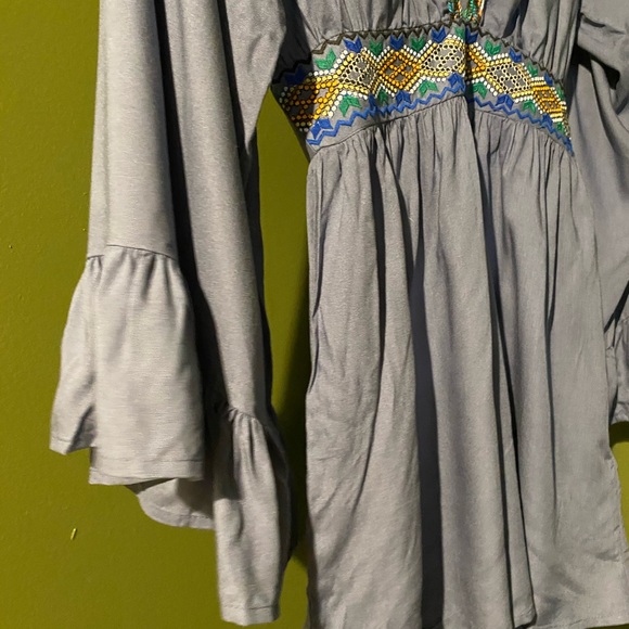 🌟ASOS Design Flare sleeve romper embroidered🌟 - Picture 8 of 9